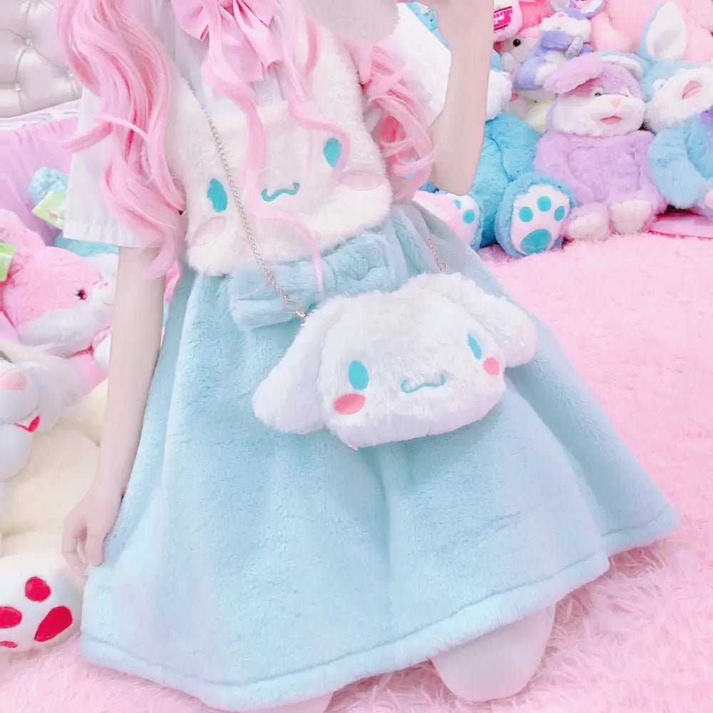 Cinnamoroll Plush Puppy Handbag for Fairy - Kei Style Outfits - Cosparty