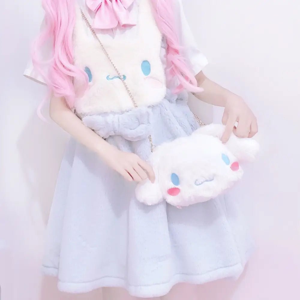 Cinnamoroll Plush Puppy Handbag for Fairy - Kei Style Outfits - Cosparty