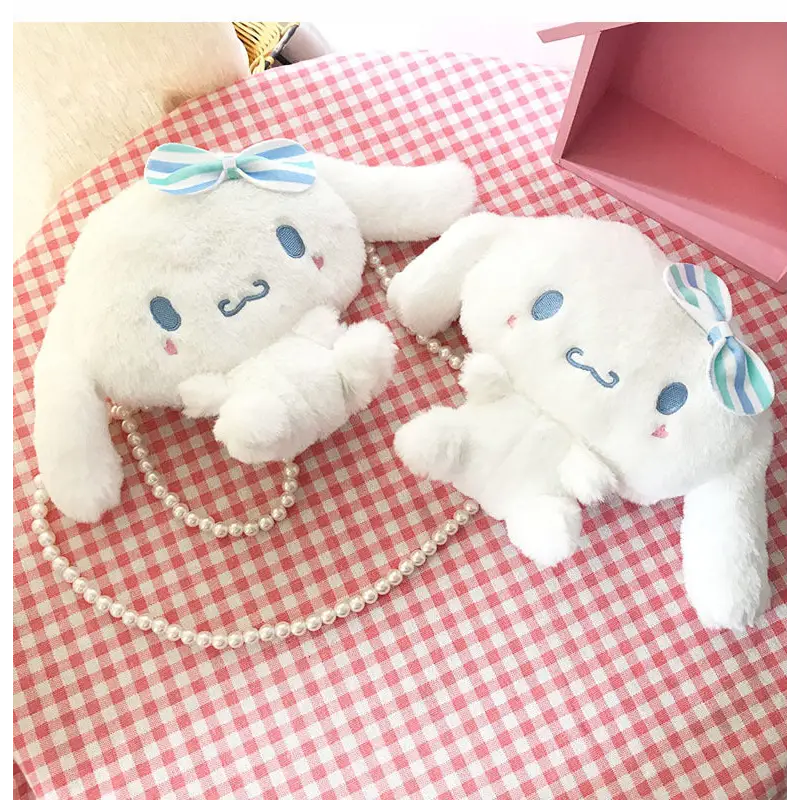 Cinnamoroll Plush Puppy Handbag for Fairy-Kei Style Outfits - purse