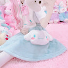 Cinnamoroll Plush Puppy Handbag for Fairy-Kei Style Outfits - purse