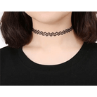 Classic 90s Inspired Choker Necklace in Various Colors - Cosparty