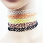 Classic 90s Inspired Choker Necklace in Various Colors - Cosparty
