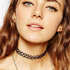 Classic 90s Inspired Choker Necklace in Various Colors - Cosparty