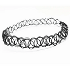 Classic 90s Inspired Choker Necklace in Various Colors - Cosparty