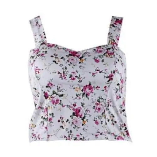 Classy Summer Crop Top Camisole with Built-In Support - shirt