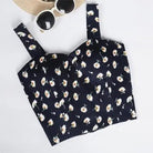 Classy Summer Crop Top Camisole with Built - In Support - Cosparty