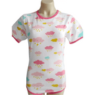 Cloudy Sky Adult Onesie with Snap Crotch for Kawaii Relaxation - Cosparty