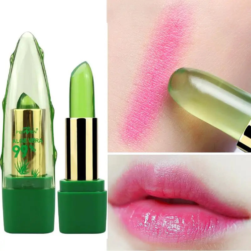 Color-Changing Aloe Vera Moisturizing Jelly Lipstick - Make-Up