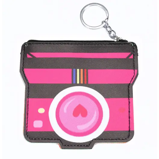 Colorful 3D Keychain Coin Pouches for Your Adventurous Spirit - Camera - coin purse