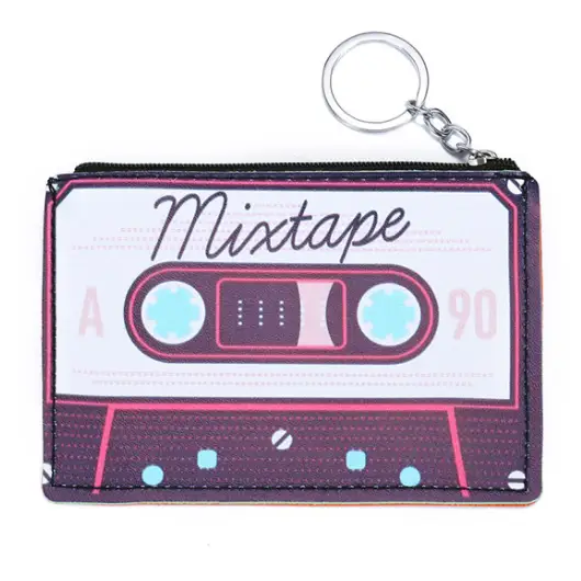 Colorful 3D Keychain Coin Pouches for Your Adventurous Spirit - Mixtape - coin purse