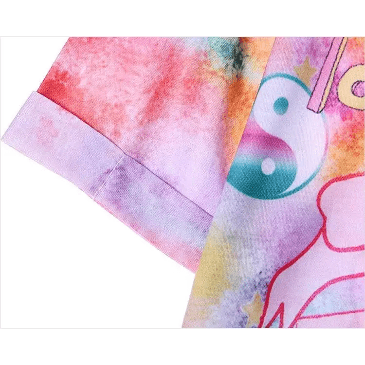 Colorful Harajuku Shirt with Risque Phrases for Kawaii Aesthetic - Cosparty