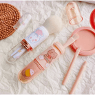 Compact 4 in 1 Makeup Brush Set for On - the - Go Touch - Ups - Cosparty