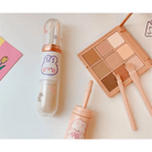 Compact 4 in 1 Makeup Brush Set for On - the - Go Touch - Ups - Cosparty