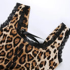 Corset Backed Leopard Print Bodysuit for a Fierce Look - Cosparty
