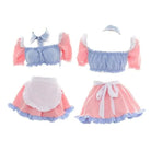 Cotton Candy Inspired Ruffled Maid Cosplay Set for Kawaii Fashion - Cosparty