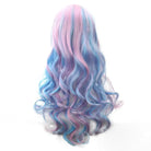Cotton Candy Wig in Vibrant Colors for Cosplay or Kawaii Styles - wig