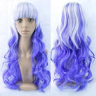 Cotton Candy Wig in Vibrant Colors for Cosplay or Kawaii Styles - Cosparty
