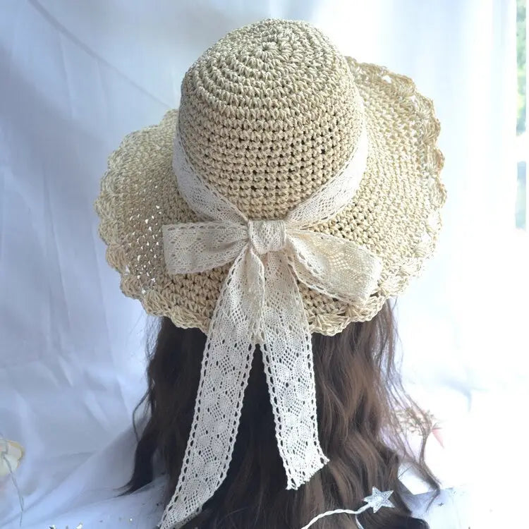 Country Maiden Sun Hat in High-Quality Tweed for Cottagecore Style - hat