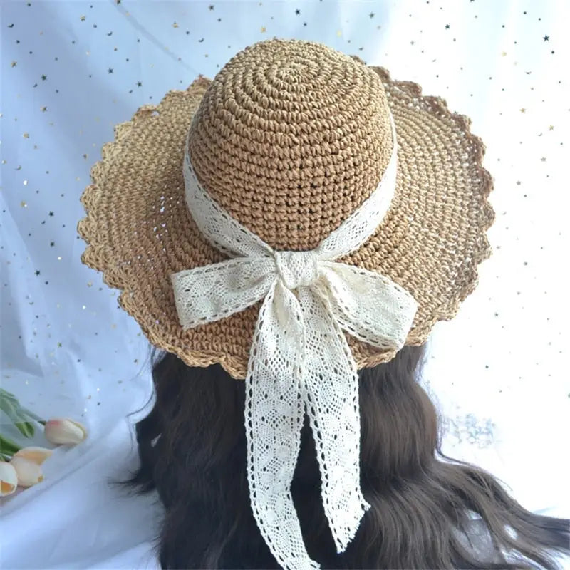 Country Maiden Sun Hat in High-Quality Tweed for Cottagecore Style - hat