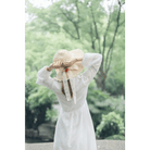 Country Maiden Sun Hat in High - Quality Tweed for Cottagecore Style - Cosparty