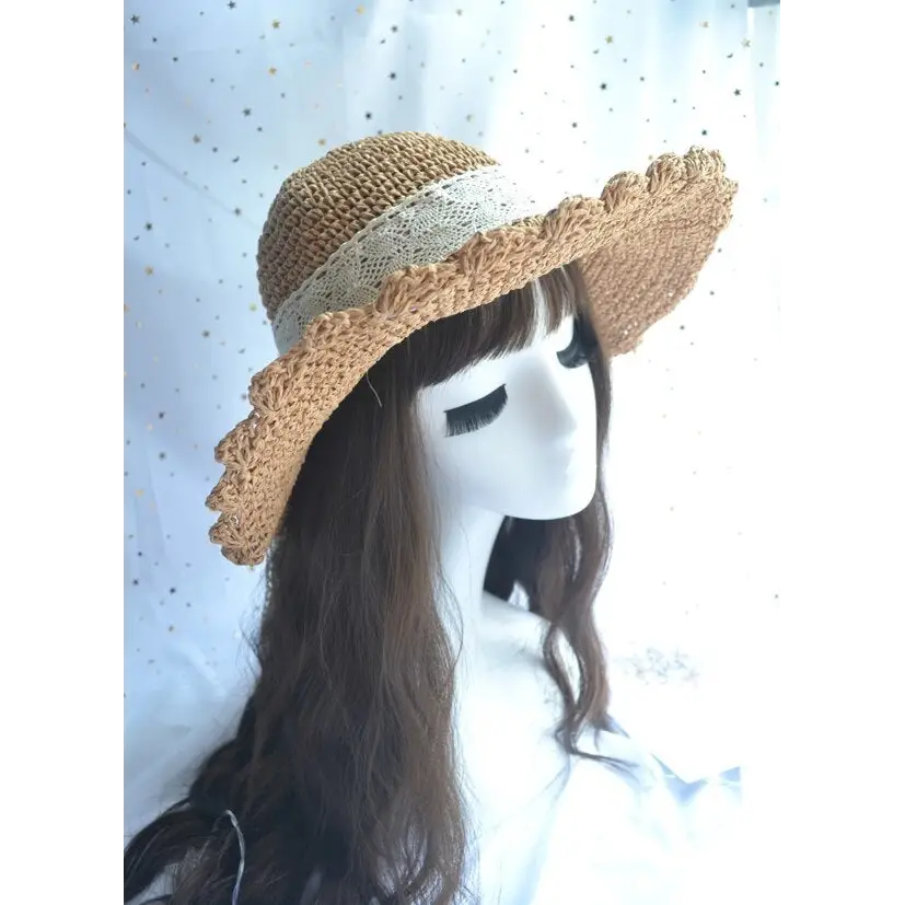 Country Maiden Sun Hat in High-Quality Tweed for Cottagecore Style - hat