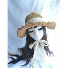 Country Maiden Sun Hat in High-Quality Tweed for Cottagecore Style - hat