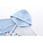 Cow's Milk Hoodie with Sailor Collar in Blue or Pink - Cosparty