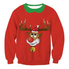 Cozy Christmas Crewneck Sweaters for Holiday Cheer - Reindeer / S - sweater