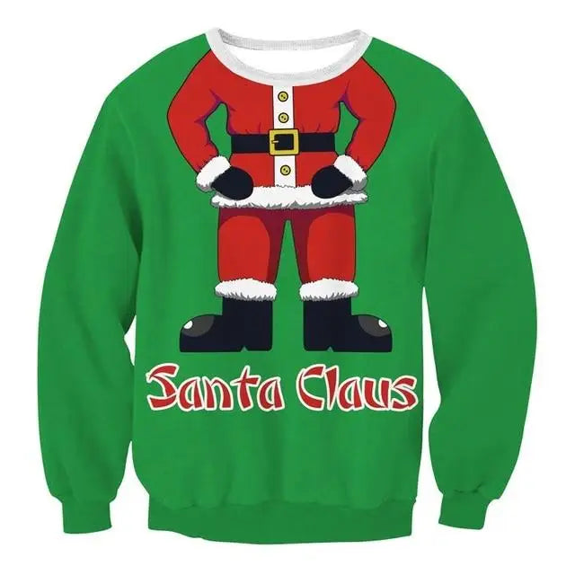 Cozy Christmas Crewneck Sweaters for Holiday Cheer - I’m Santa / S - sweater