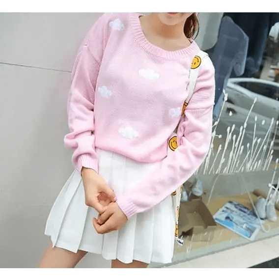 Cozy Cloud Crewneck Sweater for Ultimate Comfort and Style - Cosparty