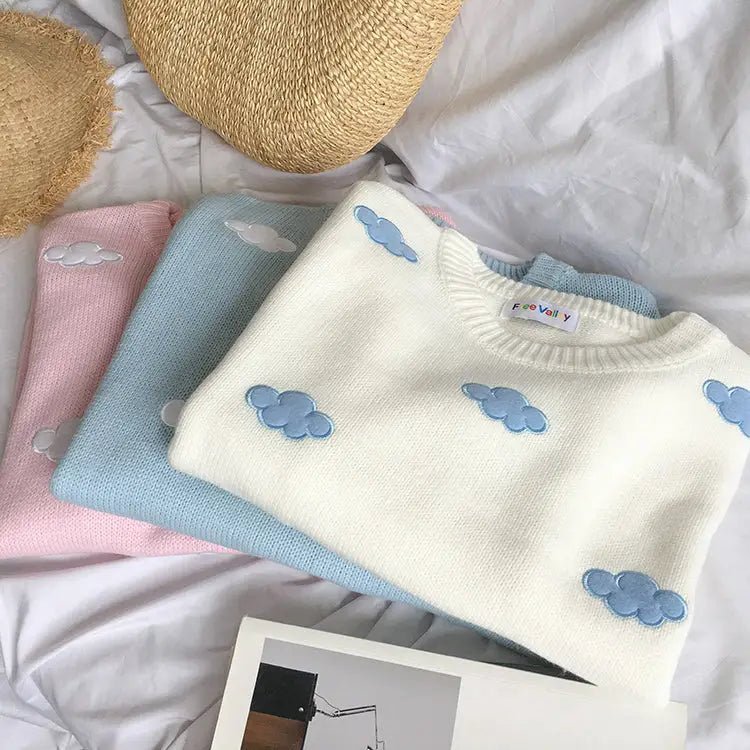 Cozy Cloud Crewneck Sweater for Ultimate Comfort and Style - Cosparty