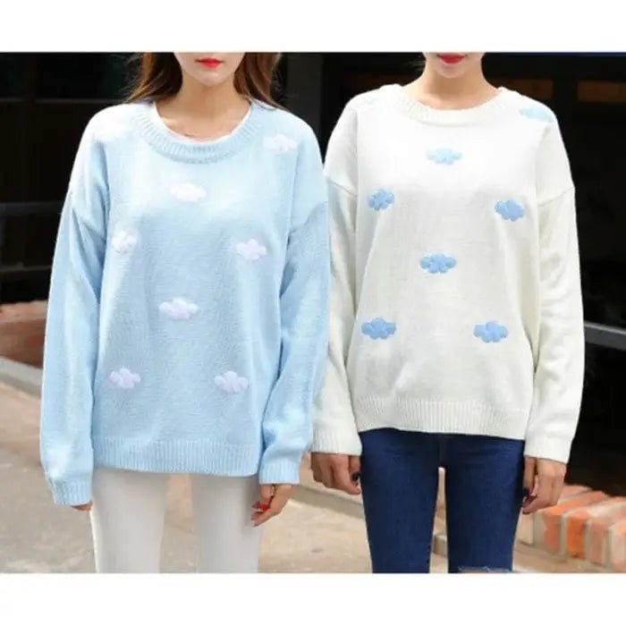 Cozy Cloud Crewneck Sweater for Ultimate Comfort and Style - Cosparty