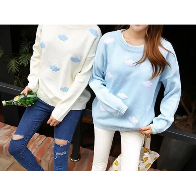 Cozy Cloud Crewneck Sweater for Ultimate Comfort and Style - Sweater