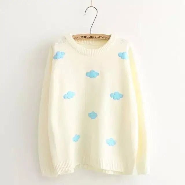 Cozy Cloud Crewneck Sweater for Ultimate Comfort and Style - Cosparty