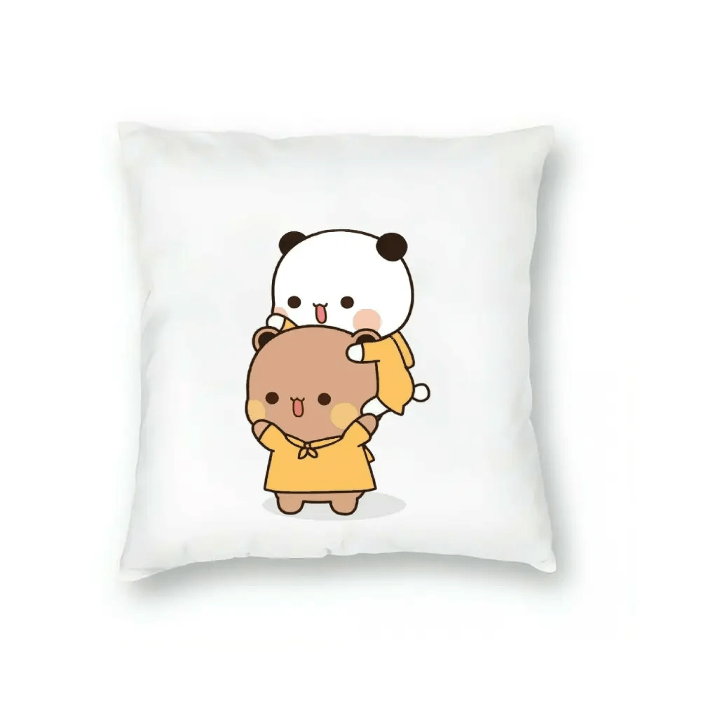 Cozy Dudu and Bubu Pillows 12x12 Inch for Fans Tumble Dry Low - Cosparty