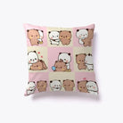 Cozy Dudu and Bubu Pillows 12x12 Inch for Fans Tumble Dry Low - Cosparty