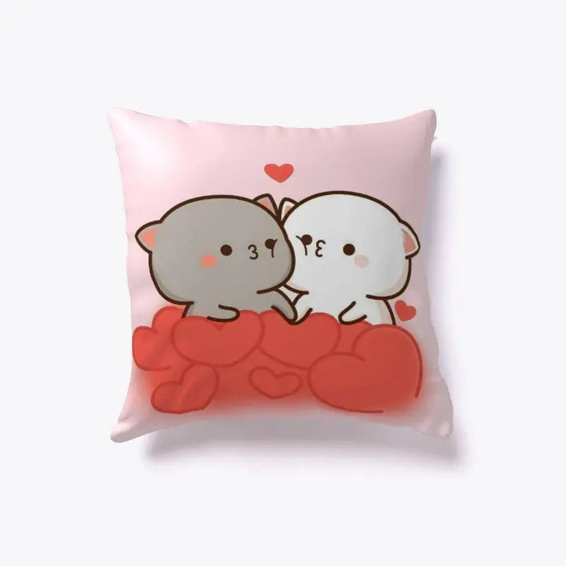 Cozy Dudu and Bubu Pillows 12x12 Inch for Fans Tumble Dry Low - Cosparty