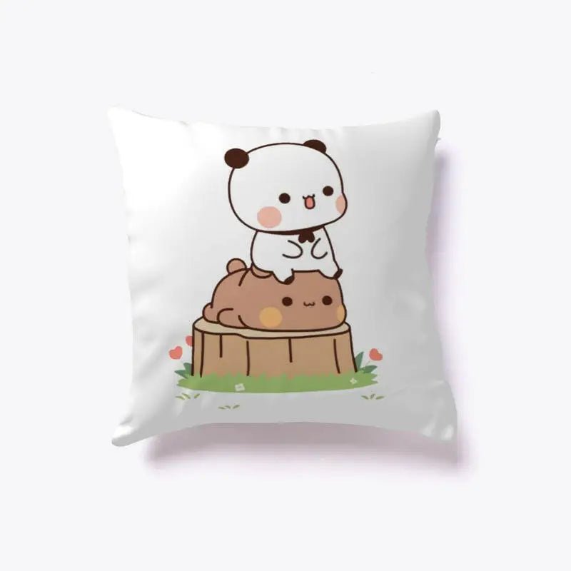 Cozy Dudu and Bubu Pillows 12x12 Inch for Fans Tumble Dry Low - Cosparty