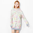 Cozy Extra - Long Dessert Inspired Sweater Dress for Everyday Wear - Cosparty