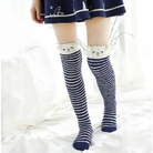 Cozy Furry Thigh High Stockings for Adults - socks