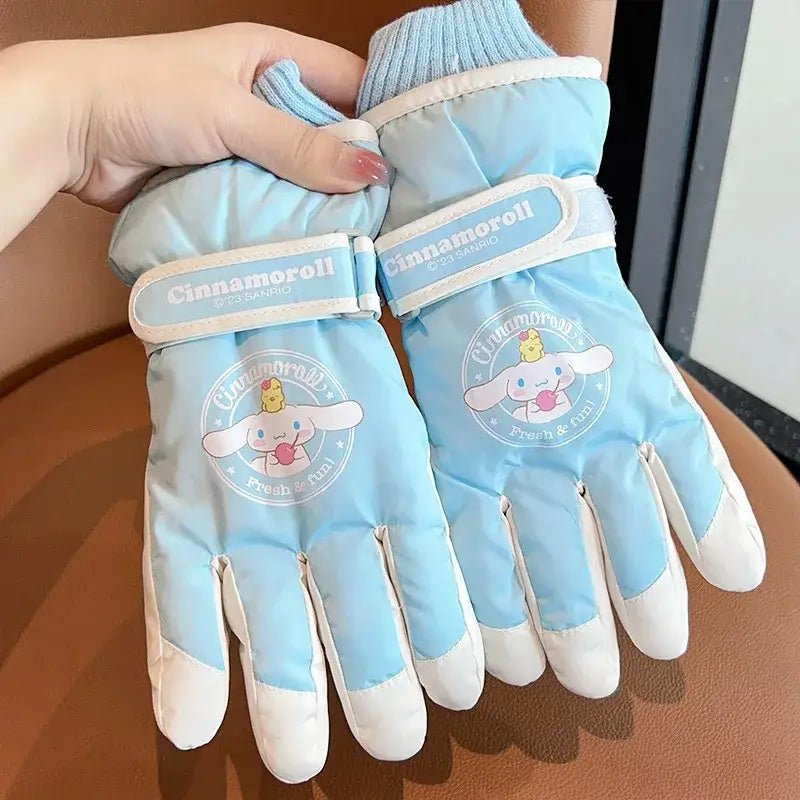 Cozy Kawaii Character Waterproof Gloves for Your Winter Wardrobe - Cosparty