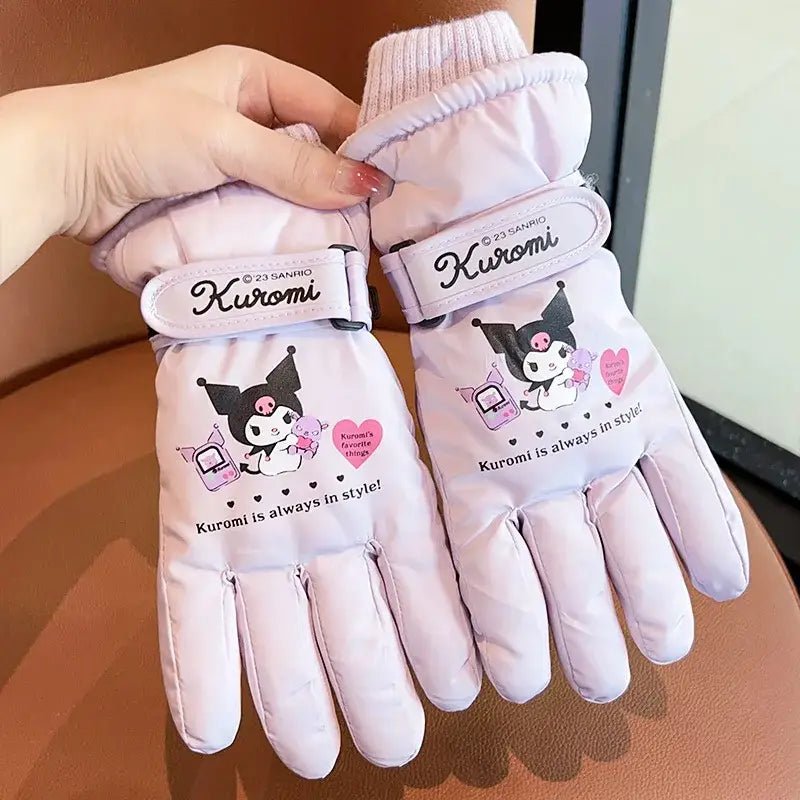 Cozy Kawaii Character Waterproof Gloves for Your Winter Wardrobe - Cosparty