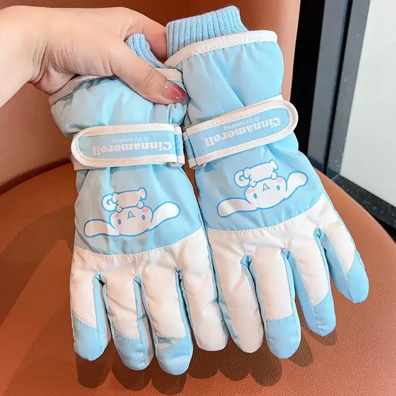 Cozy Kawaii Character Waterproof Gloves for Your Winter Wardrobe - Cosparty