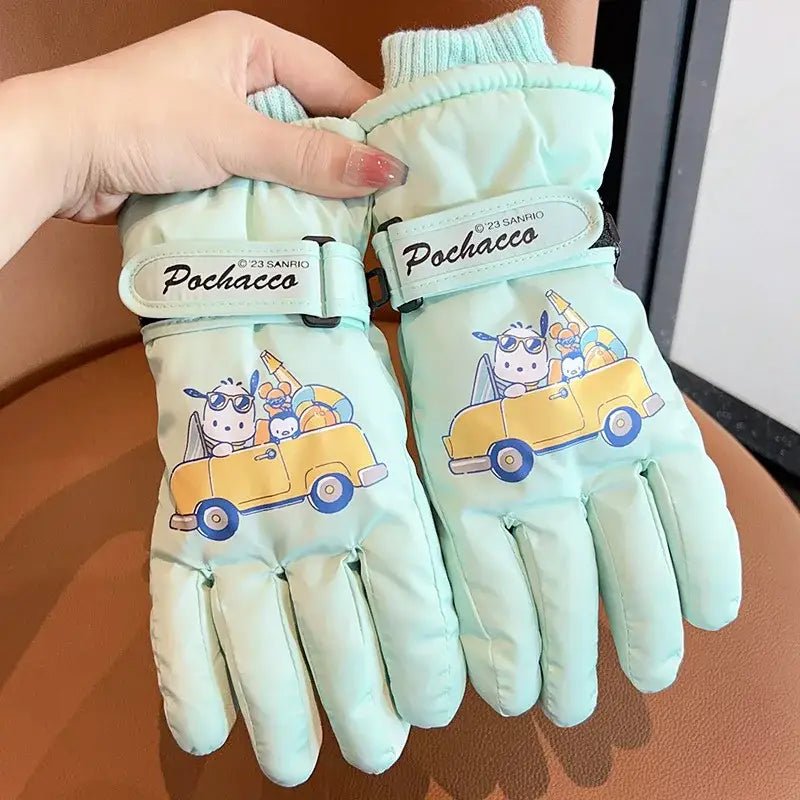 Cozy Kawaii Character Waterproof Gloves for Your Winter Wardrobe - Cosparty