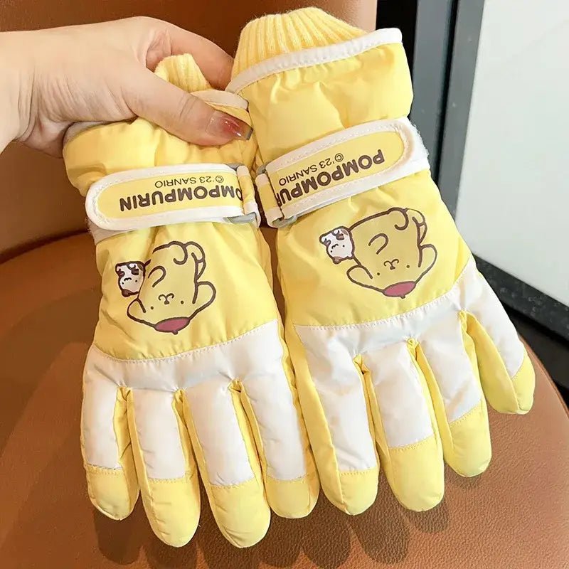 Cozy Kawaii Character Waterproof Gloves for Your Winter Wardrobe - Cosparty