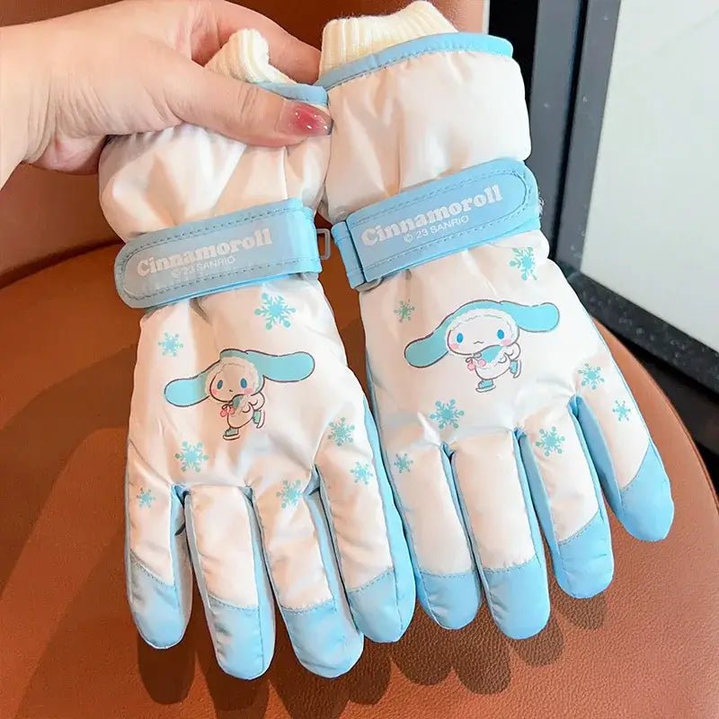 Cozy Kawaii Character Waterproof Gloves for Your Winter Wardrobe - Cosparty