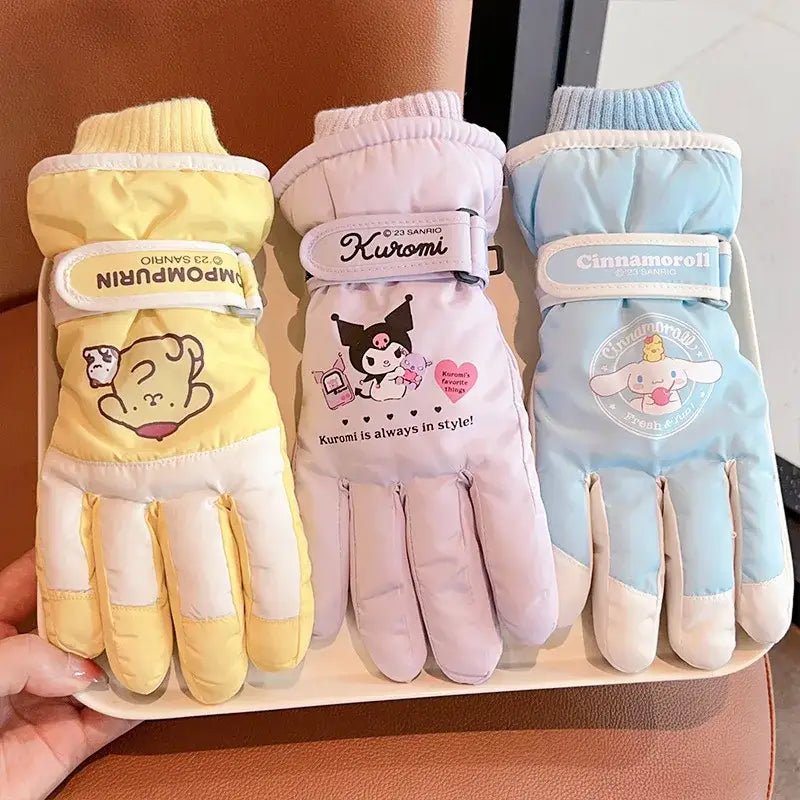 Cozy Kawaii Character Waterproof Gloves for Your Winter Wardrobe - Cosparty