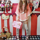 Cozy Kawaii Poncho in Assorted Colors for Daily Snuggles - Sweater
