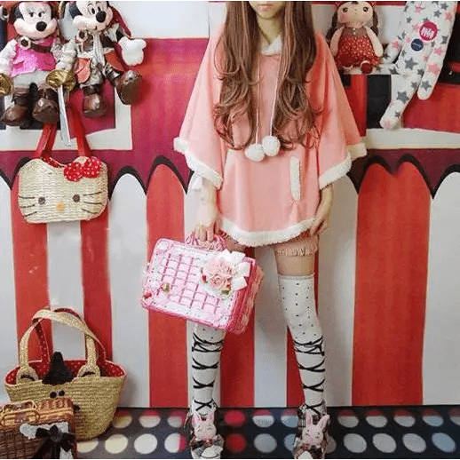 Cozy Kawaii Poncho in Assorted Colors for Daily Snuggles - Cosparty