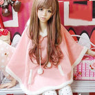 Cozy Kawaii Poncho in Assorted Colors for Daily Snuggles - Cosparty